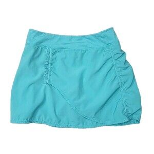 Kyodan Skirt Women's Green Athletic Skort Zipper Pockets Sizes Small